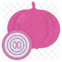 Red Onion Cooking Icon