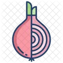 Onion Vegetarian Vegetable Icon