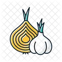 Onion Garlic Nutrition Icon