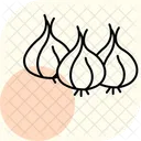 Onion Or Garlic Rows Icon