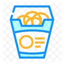Onion Rings Box Food Fresh Icône