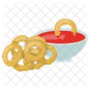 Onion Rings Dipping Icon