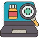 Online Medical Research Icon