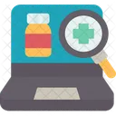 Online Medical Research Icon