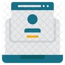 Online Personal Report Icon