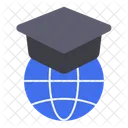 Online Graduation Learning Icon
