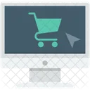 Online Shopping Commerce Icon