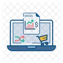 Online Ecommerce Sales Icon