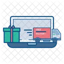 Online Marketplace Logistics Icon