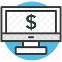 Online Business Monitor Icon