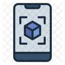 Online 3 D Cube Online Cube Augmented Reality Icon