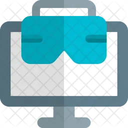 Online 3 D Glasses  Icon