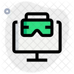 Online 3 D Glasses  Icon