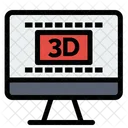 Online 3 D Movie Icon