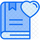 Online Book Heart Icon