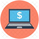 Online Earning Ecommerce Icon