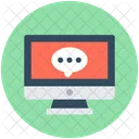 Online Chatting Communication Icon