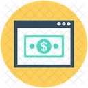 Online Money Paper Icon