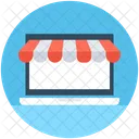 Online Shop Laptop Icon