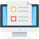 Online Document Monitor Icon