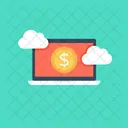 Online Funding Cloud Icon