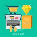 Online Shop Cart Icon