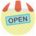 Online Shop Open Icon