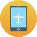 Online Ticket Mobile Air Travel Icon