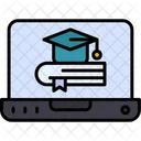 Online Learning Computer Icon