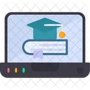 Online Learning Computer Icon