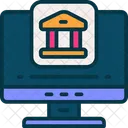 Online Bank Finance Icon