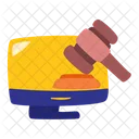 Online Hammer Knock Icon