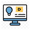 Online Learning Idea Icon