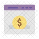 Online Payment Webpage Icon