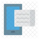 Online Newspaper Mobile Icon