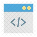 Online Webpage Coding Icon