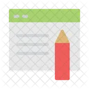 Online Website Pencil Icon