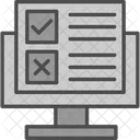 Online Survey Assessment Icon