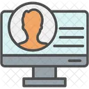 Online Account  Icon