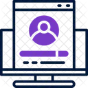 Online Account  Icon
