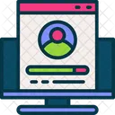Online Account  Icon
