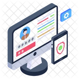 Online Account Security  Icon
