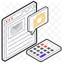 Online Accounting Financial Accounting Online Communication Icon