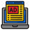Online Ad Ad Advertising Icon