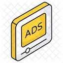 Online Ad Online Advertisement Digital Ad Icon