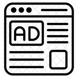 온라인 광고  아이콘