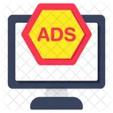 Online Ad Ad Advertisement Icon