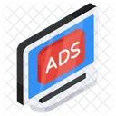 Online Ad Ad Advertisement Icon