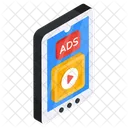 Online Ad Online Video Video Streaming Icon