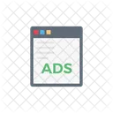 Ad Webpage Advertise Icon